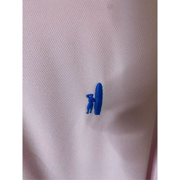 Johnnie -O men’s performance polo, short sleeve, pink size medium - Picture 3 of 4